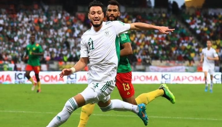 من مباراة الجزائر والكاميرون في تصفيات كأس العالم 2022