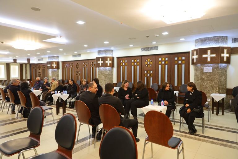 لطفي لبيب في عزاء عهدي صادق