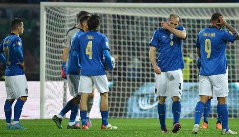 منتخب إيطاليا يغيب عن قرعة كأس العالم 2022