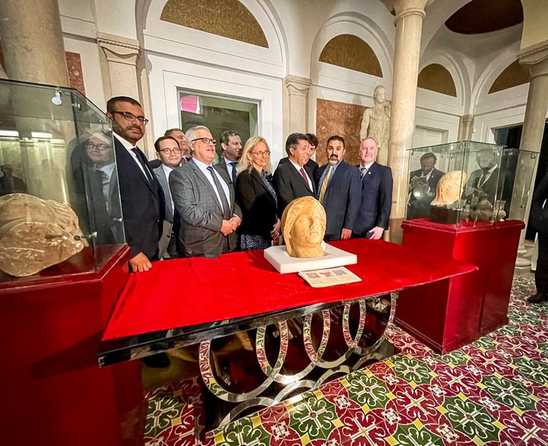 مؤتمر منهاتن للإعلان عن عودة الآثار المسروقة إلى ليبيا