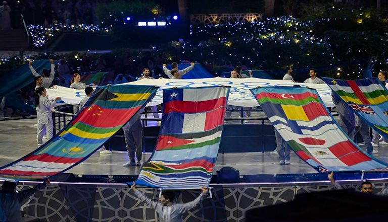 جانب من فعاليات الحفل الختامي لإكسبو 2020 دبي