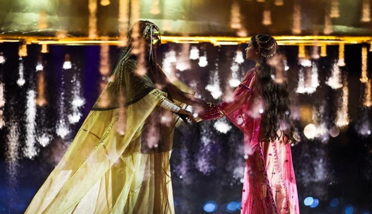 جانب من فعاليات الحفل الختامي لإكسبو 2020 دبي