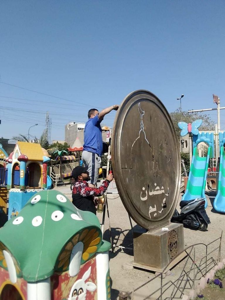 مجسمات رمضانية في الأعظمية