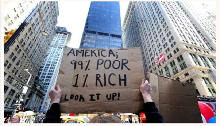 احتجاجات على تضخم الثروات في أمريكا مع ارتفاع معدلات البطالة - أرشيفية