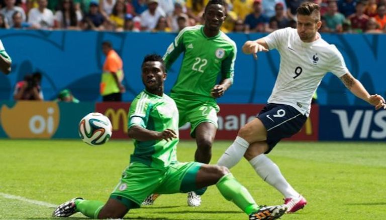 منتخب فرنسا ضد نيجيريا
