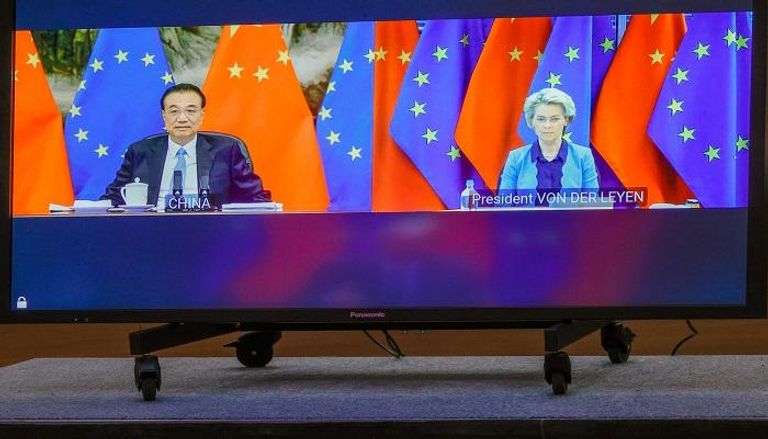 رئيس مجلس الدولة الصيني خلال القمة الأوروبية الافتراضية 
