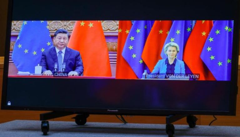 جانب من القمة الصينية الأوروبية 