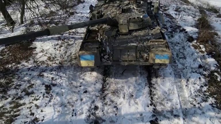 دبابات أوكرانية روسية الصنع