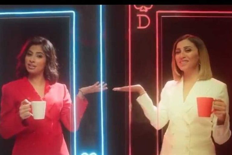 النجمة روبي مع محمود العسيلي