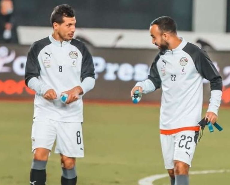 طارق حامد ومحمد مجدي قفشة كارلوس كيروش مدرب منتخب مصر