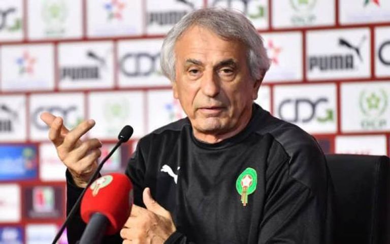 وحيد خليلوزيتش حكيم زياش ونصير مزراوي