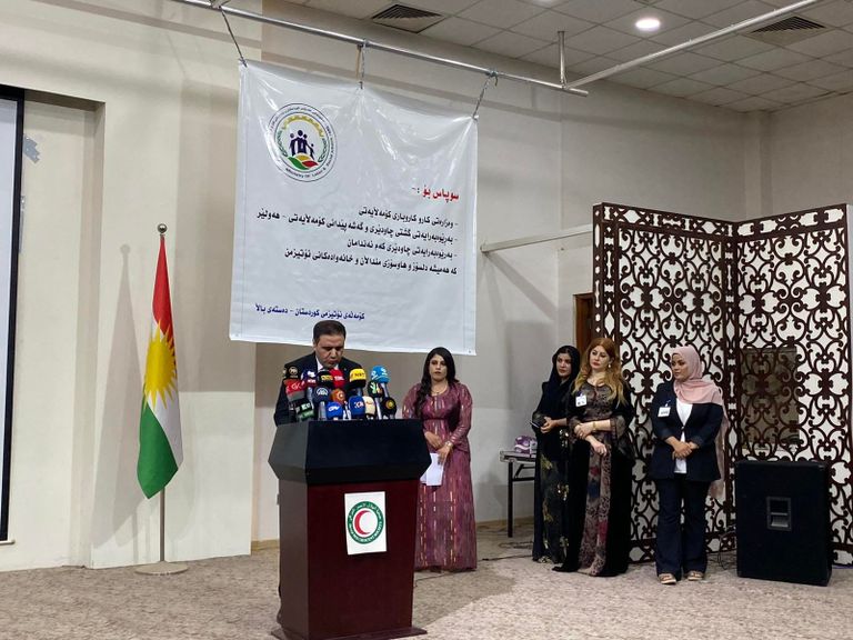 كمال جابري رئيس جمعية التوحد في كردستان العراق