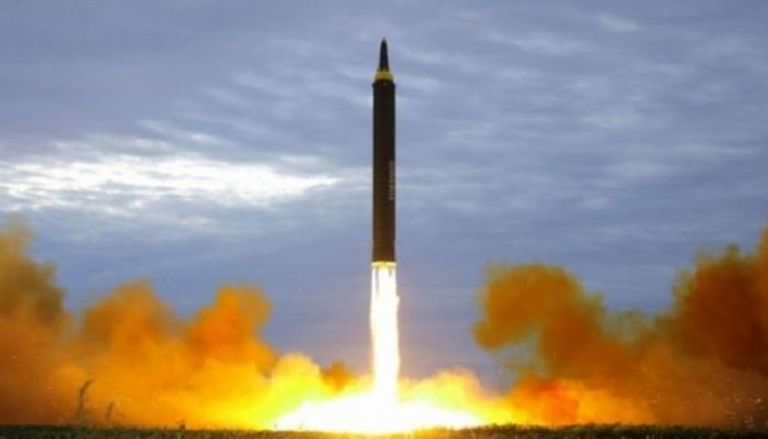 تجربة صاروخية تنفذها كوريا الشمالية- أرشيفية