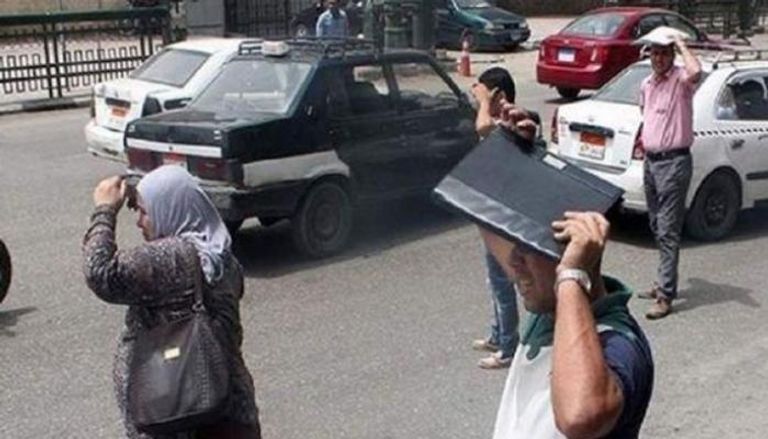 موجة الطقس الحار في مصر تستمر حتى الخميس