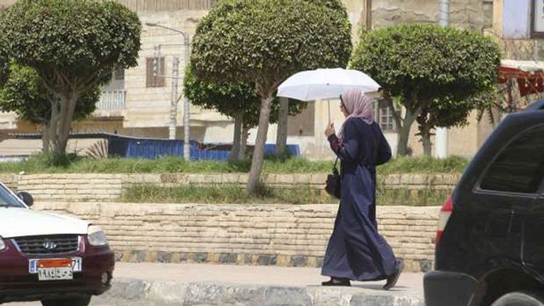 موجة الطقس الحار في مصر تستمر حتى الخميس