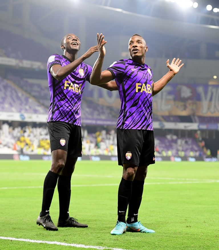 لابا كودجو مهاجم العين هداف الدوري الإماراتي من قمة العين والوصل في الدوري الإماراتي