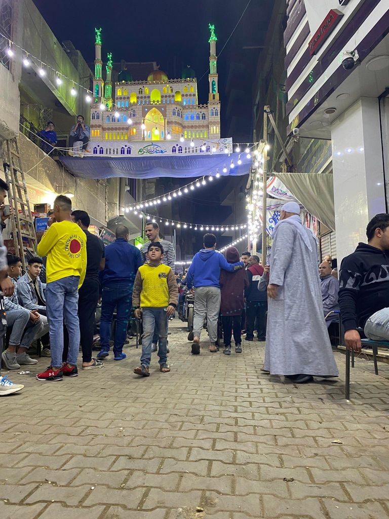 مجسم لمسجد في إحدى قرى مصر