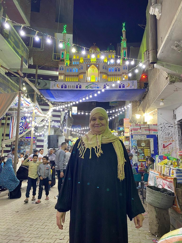 مجسم لمسجد في إحدى قرى مصر