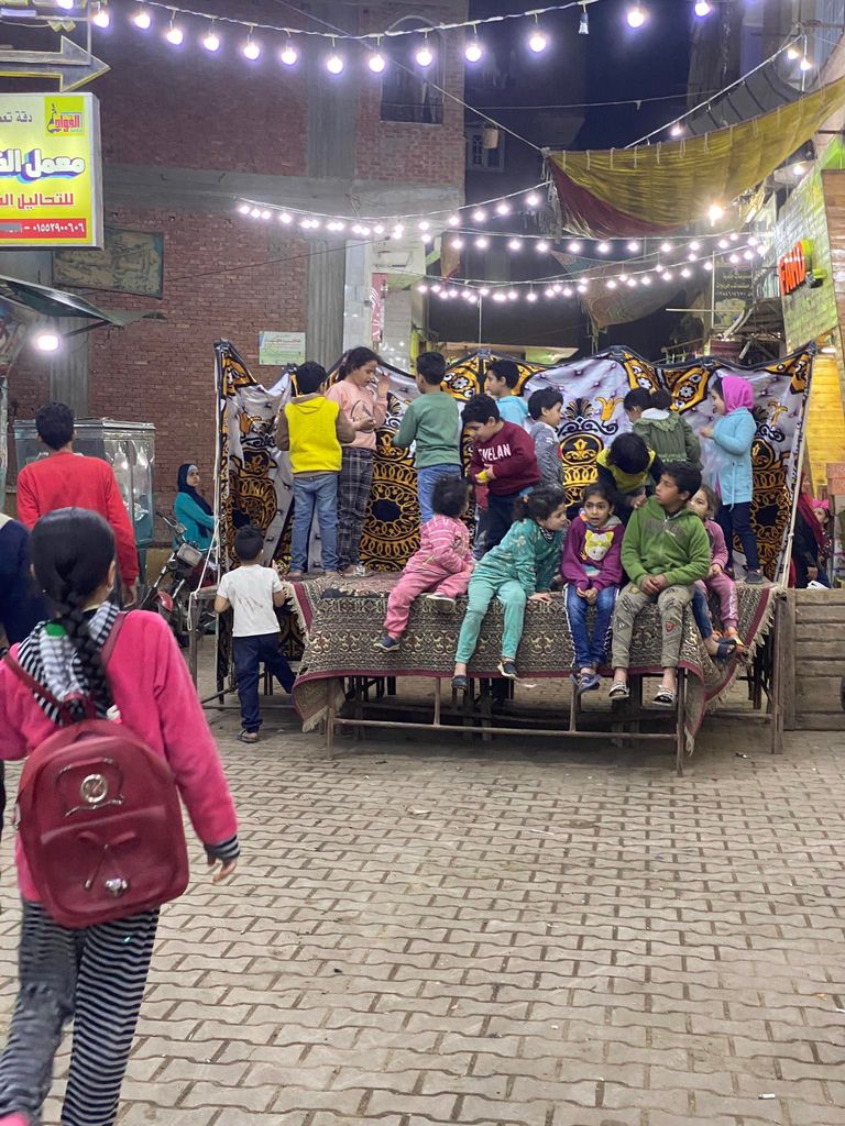 مجسم لمسجد في إحدى قرى مصر