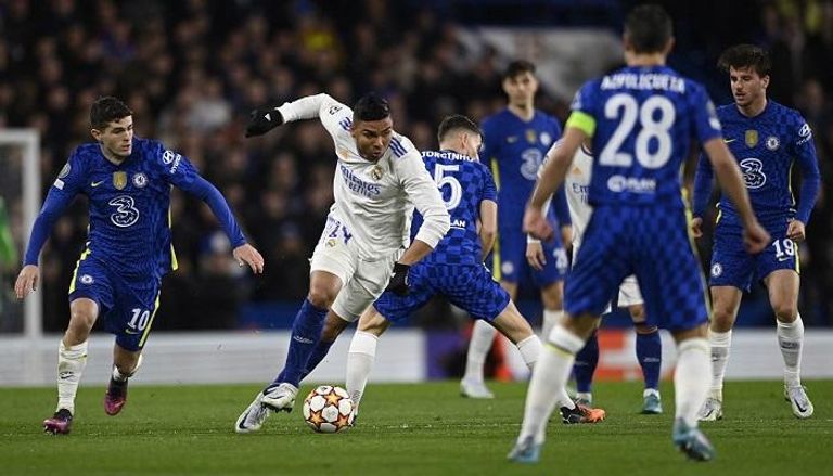 مباراة تشيلسي وريال مدريد في دوري أبطال أوروبا