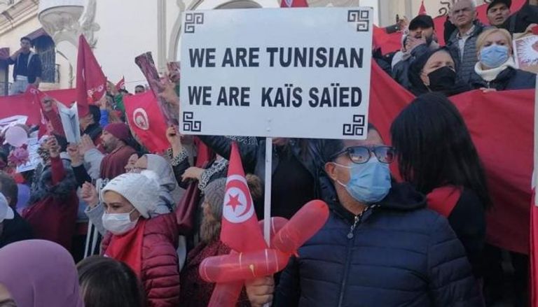 جانب من احتجاجات سابقة لحراك "25 يوليو"