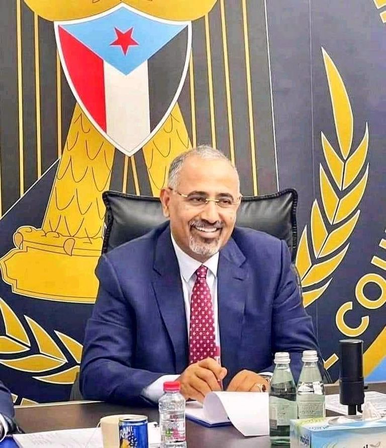 اللواء عيدروس الزبيدي عضو مجلس القيادة الرئاسي باليمن، رئيس المجلس الانتقالي الجنوبي عيدروس الزبيدي رئيس المجلس الانتقالي الجنوبي في اليمن