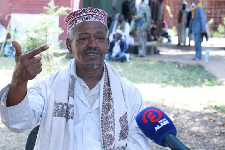 مصلون في منطقة حلابا جنوب إثيوبيا