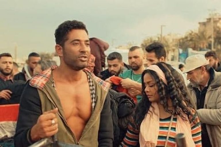 عمرو سعد مع أسماء أبو اليزيد