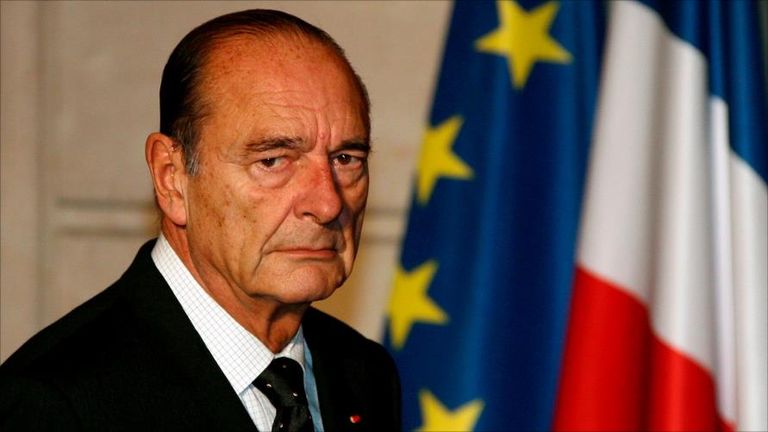 جاك شيراك رؤساء الجمهورية الخامسة بفرنسا