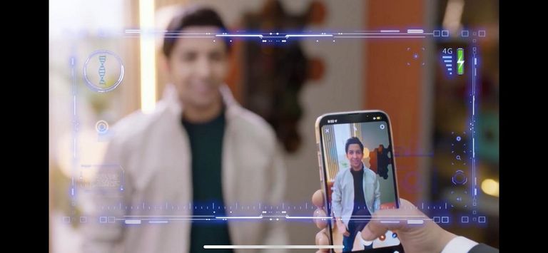 يوسف وسارة في مشهد من المسلسل