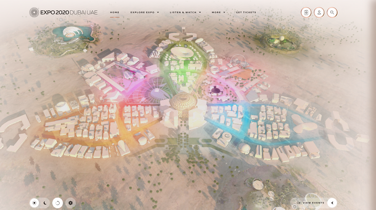 المنصة الافتراضية لمعرض إكسبو 2020 دبي