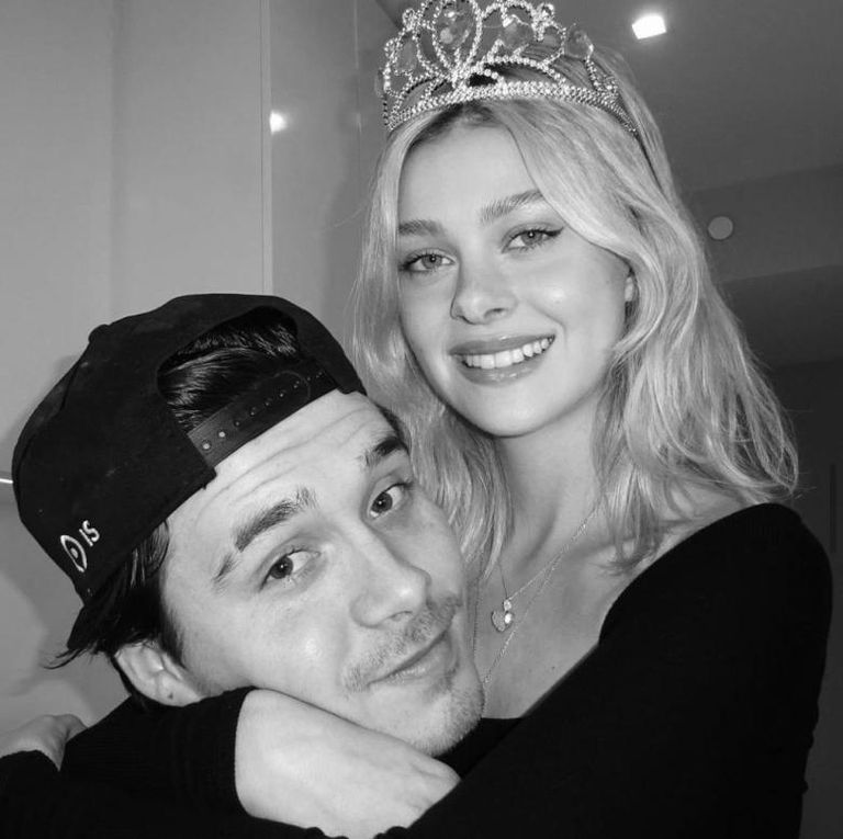 العروسان بروكلين بيكهام ونيكولا بيلتز