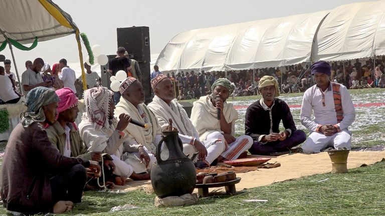 جانب من احتفالات قومية سلطي برمضان