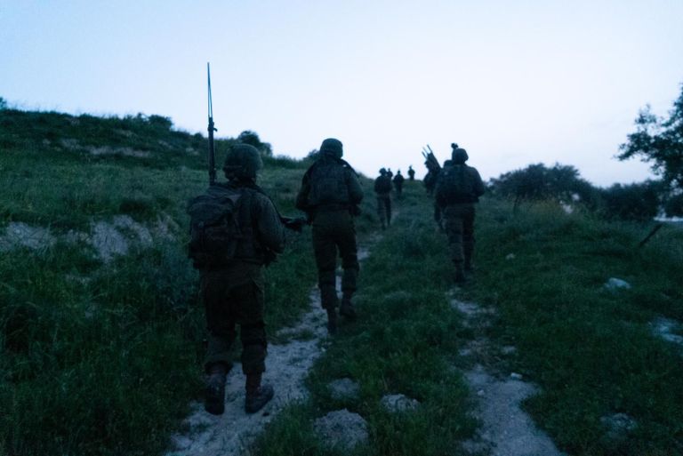 جانب من العملية الإسرائيلية في الضفة