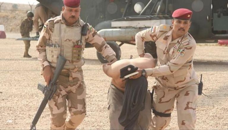 عنصر من تنظيم داعش في قبضة القوات العراقية
