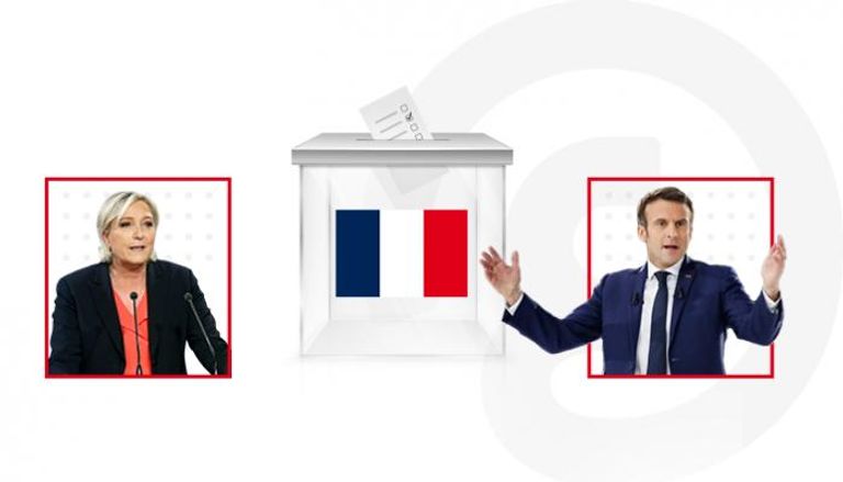 ماكرون ولوبان يتنافسان في الجولة الثانية من انتخابات الرئاسة الفرنسية