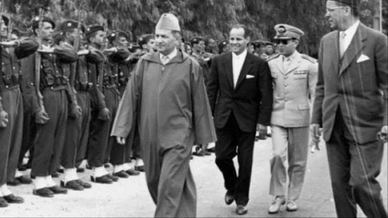 الراحلان محمد الخامس والحسن الثاني - أرشيفية