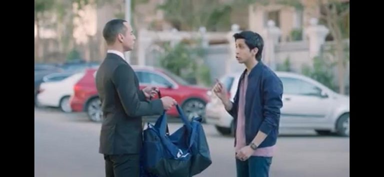 هشام جمال بعد اصطدام السيارة به