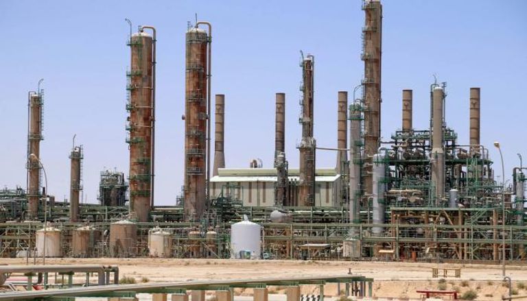 أحد الحقول النفطية الليبية 