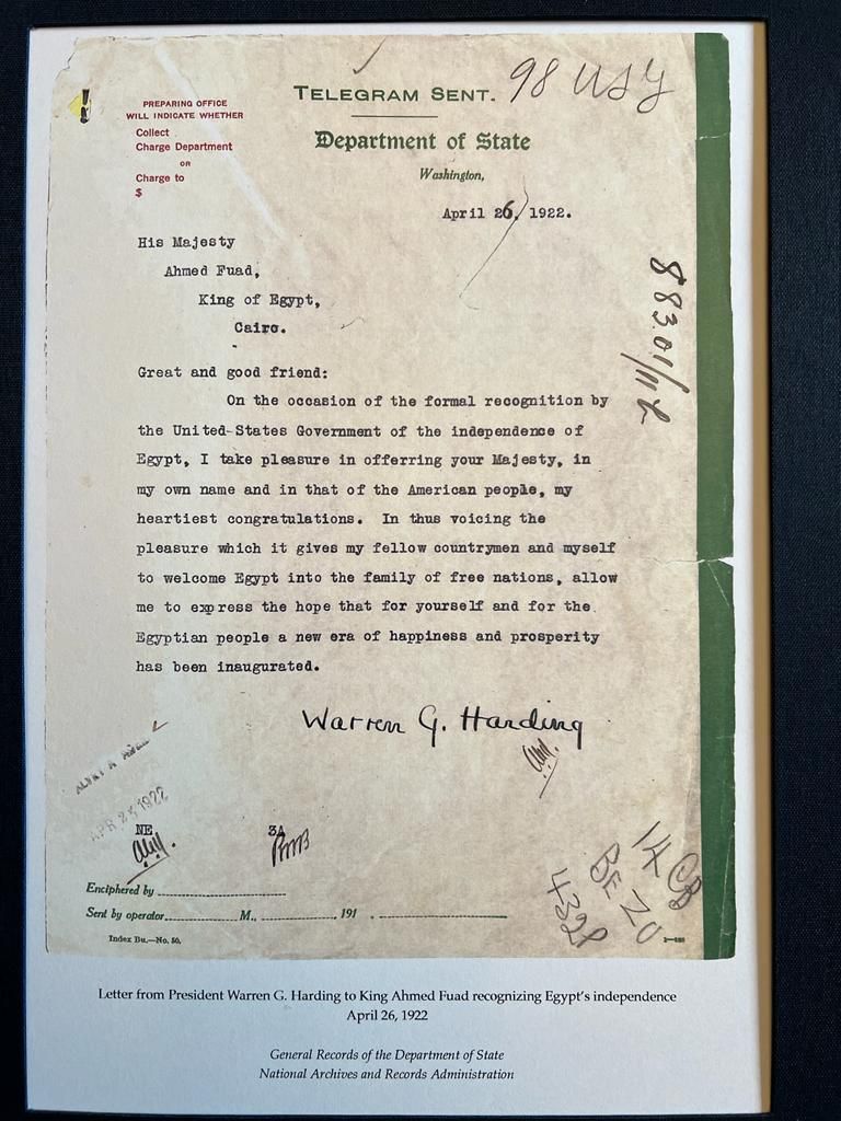 خطاب تاريخي هدية أمريكية لمصر جانب من لقاء سامح شكري وأنتوني بلينكن