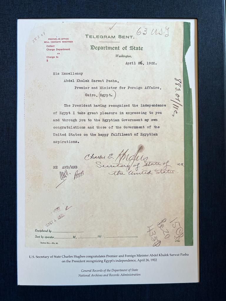 خطاب تاريخي هدية أمريكية لمصر جانب من لقاء سامح شكري وأنتوني بلينكن