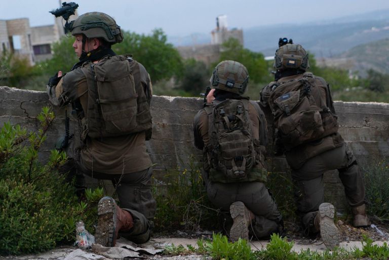 جانب من العملية الإسرائيلية الأربعاء