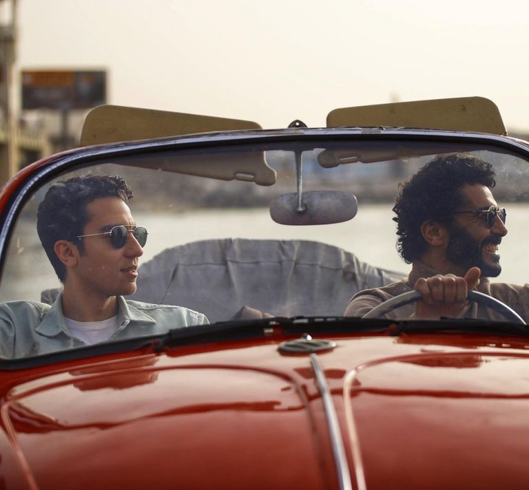 مشهد من مسلسل راجعين يا هوى