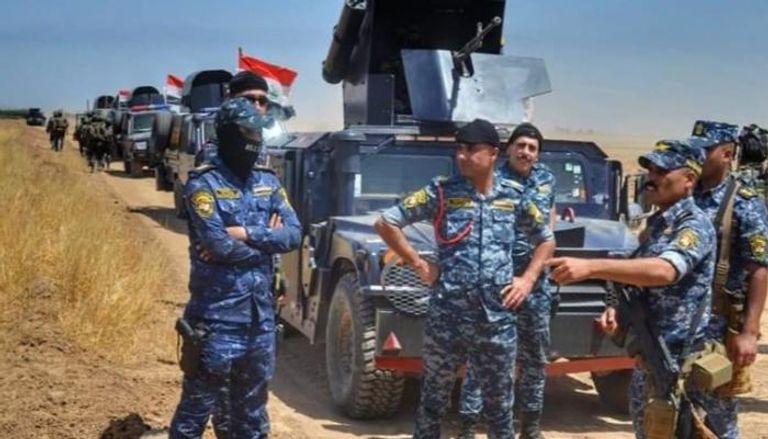 القوات العراقية خلال عملية أمنية لملاحقة داعش