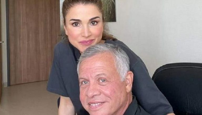 العاهل الأردني وعقيلته الملكة رانيا