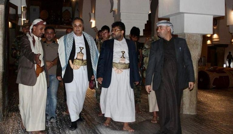 القيادي محمد علي الحوثي في الجامع الكبير بصنعاء الجامع الكبير في صنعاء - أرشيفية
