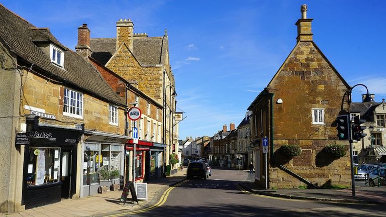 منطقة "أوبنجهام" منطقة Ilkley التي تقع في مقاطعة يوركشاير