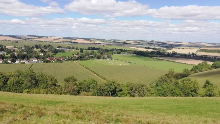 "وادي شاكل" منطقة Ilkley التي تقع في مقاطعة يوركشاير