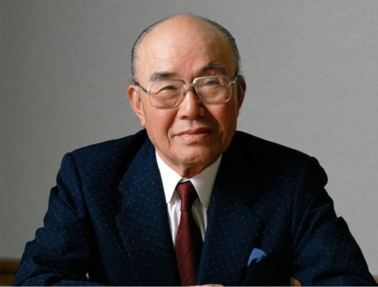 Japanese engineer Soichiro Honda, the founder of Honda