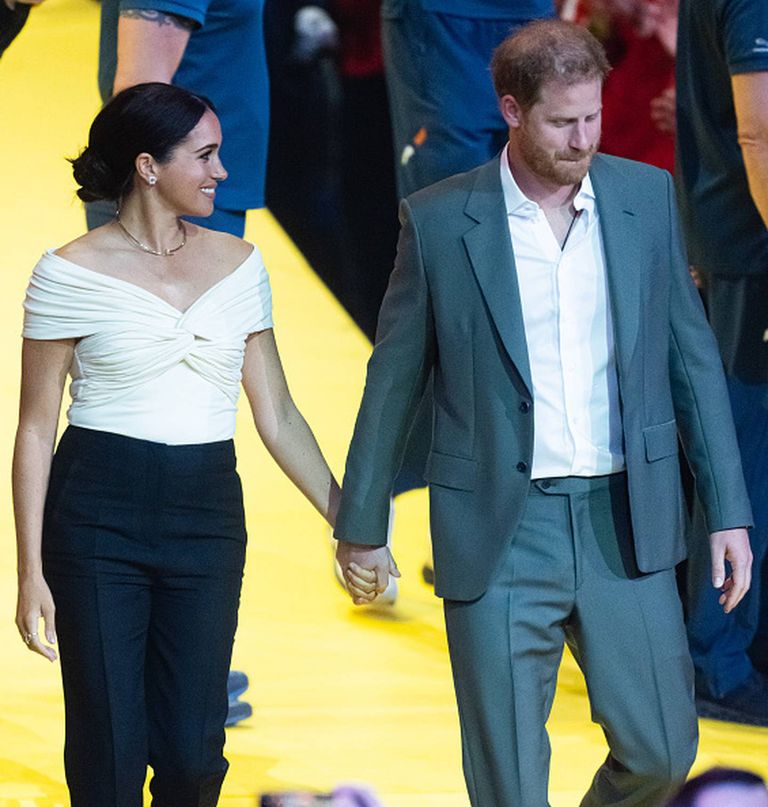 قبلة ميجان ماركل لزوجها الأمير هاري في Invictus Games